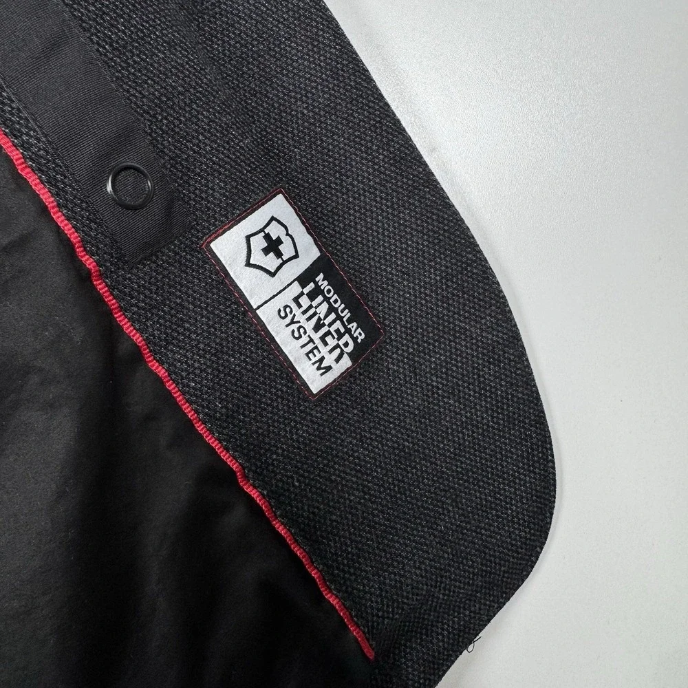 VICTORINOX Blazer Jacket Utility Dark Gray Cotton - Men's Small